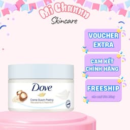 [Bản Đức] Tẩy Da, Tẩy Tế Bào Chết Body Dove Exfoliating Body Polish Chăm Sóc Da Dưỡng Trắng Cấp Ẩm Maca 225g 1