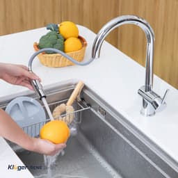 Vòi rửa bát Kluger KLF0008SC - Vòi rút 2 chế độ nước Nóng - Lạnh 3