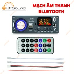 Mạch âm thanh Bluetooth 80W*2  Bộ giải mã Bluetooth D161BT 12-24V 6.5mm Micro Đài FM TF USB 1