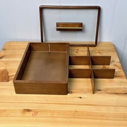 Khay Đựng Bánh Kẹo Cho Tết 2026, Khay Mứt Bằng Gỗ Sồi 100%, Mặt Kính Thủy Tinh Sang Trọng, Kèm Hũ 2