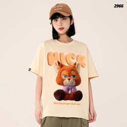 Áo Thun COUPLE HY KORÉ NICK LOVE ME 2966 Form Rộng Localbrand Oversize Unisex Vải Cotton 65% Nam Nữ Mặc Đẹp 4