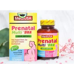 Viên uống bổ sung Vitamin cho bà bầu và bé MediUSA Prenatal Multi + DHA Cùng Mẹ Nuôi Bé Khỏe 4