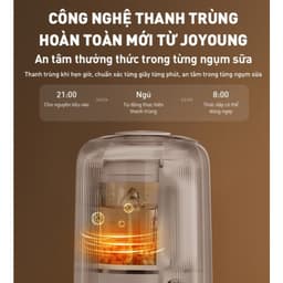 MÁY NẤU SỮA HẠT JOYOUNG JHSB-602 PRO 1.5L – XAY 1000W, GIA NHIỆT 900W, 12 CHỨC NĂNG, HẸN GIỜ 12H, TỰ VỆ SINH 4
