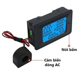 Công tơ điện tử thông số 100A 20A có đèn nền và reset - đồng hồ đo điện cảnh báo công suất - kiểm soát số điện gia đình 9