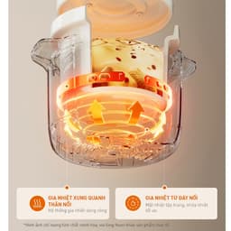 Nồi Nấu Chậm Joyoung JSC-316, Lòng Nồi Sứ 3.0Lit - Công suất 400W ,8 Chế Độ Nấu 7