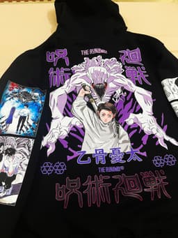 Áo Hoodie Jujutsu Kaisen: Yuta Gigantic Nỉ bông cho Nam/ Nữ by The Runaway 11