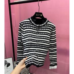 Áo len kẻ mtg ht tay bèo CN 2