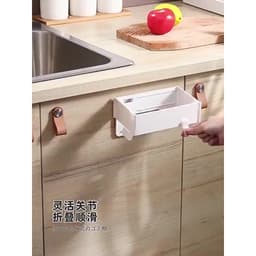 COD⚡️⚡️Giá đỡ túi đựng rác Snap-on - Khung đựng đồ - Kệ treo túi nhựa - Giá phơi khăn - Có thể tháo rời, không đục lỗ 5