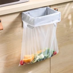 COD⚡️⚡️Giá đỡ túi đựng rác Snap-on - Khung đựng đồ - Kệ treo túi nhựa - Giá phơi khăn - Có thể tháo rời, không đục lỗ 4