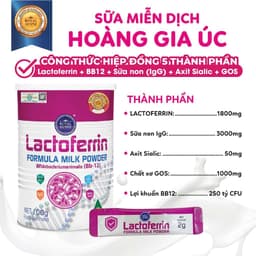 Lactoferrin Hồng Hoàng Gia Úc - Sữa non hỗ trợ tăng đề kháng, miễn dịch cho bé - Mẹ Rofi 3