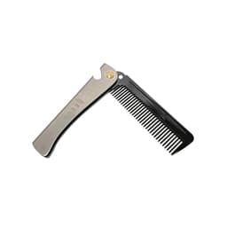 Lược Gấp Roug Men's Grooming Bỏ Túi Cao Cấp - Chất liệu thép chính hãng nam nữ răng thưa mau 4