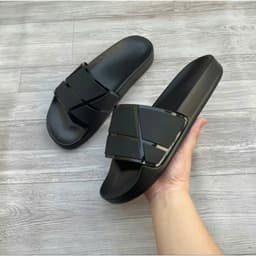 Dép skt kẻ viền sắc nét đế mềm đi êm chân không thấm nước form basic dễ phối đồ - dép boy phố, dép nam nứ, dép lê,sliper 2