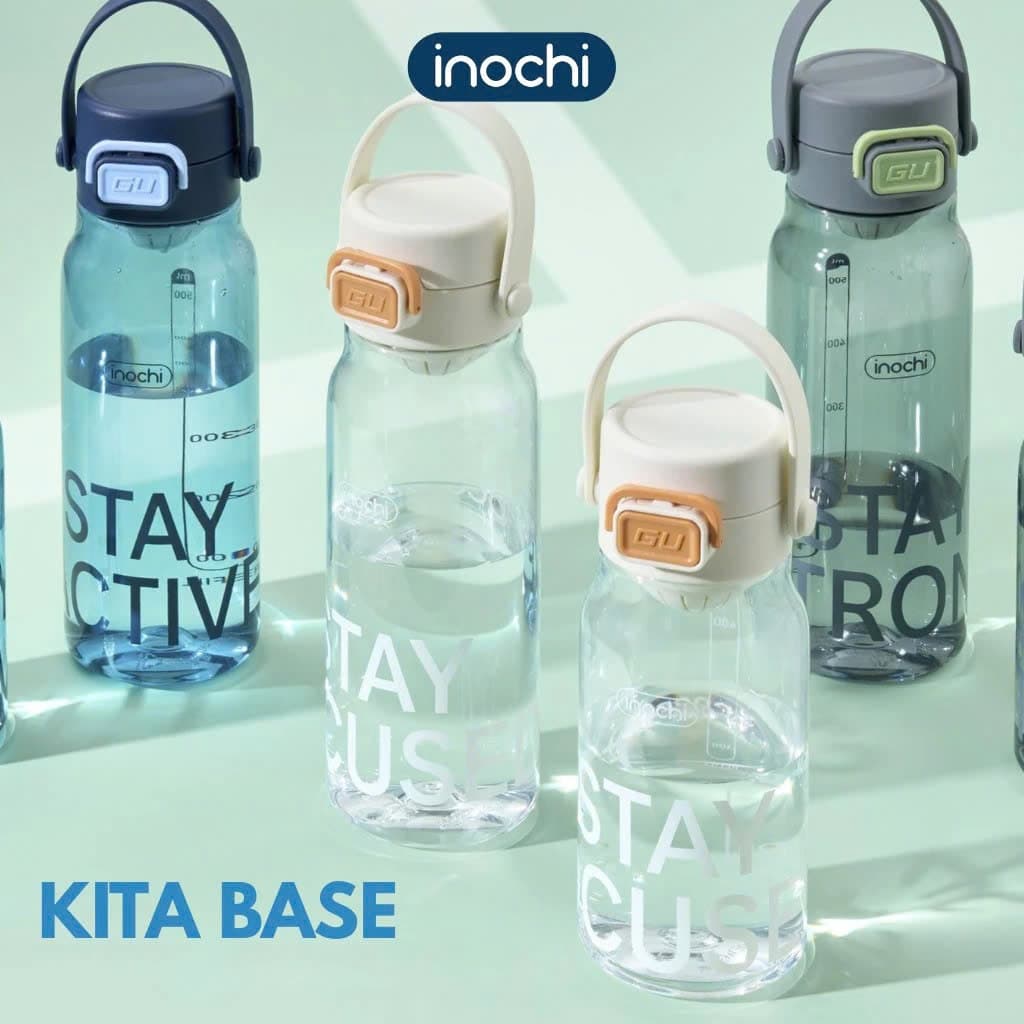 Bình Nước KITA BASE INOCHI |Có Quai Xách Tiện Lợi, Dễ Mang Theo Khi Tập Thể Thao & Picnic