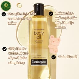 Dầu dưỡng toàn thân Neutrogena Body Oil Light Sesame Formula 250ml 7