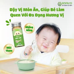Bột gia vị ăn dặm Anpaso an toàn, lành tính, đa dạng hương vị cho bé từ 6 tháng 2