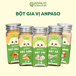 Bột gia vị ăn dặm Anpaso an toàn, lành tính, đa dạng hương vị cho bé từ 6 tháng 6