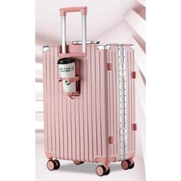 Vali Khung Nhôm Khoá Sập Cao Cấp DVN, Chống Vỡ Chống Trộm, Khay Để Cốc Tiện Lợi 004 8