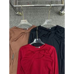 [Có Bigsize 45-85kg] Áo Thun Nữ Limo Tay Dài Form Ôm Thun Gân Tăm Mềm Mại Tôn Dáng MS530 7