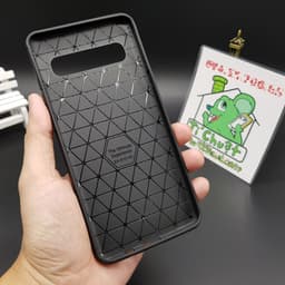 [Bản Hàn Quốc SM-G977] Ốp Lưng Chống Sốc cho SS Galaxy S10 5G 6.7" Vân 3D Carbon Phay Xước 8