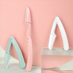 Bộ 3 Dao Cạo Lông Mày Gấp Gọn Kèm Hộp JYoohome Tỉa Chân Mày Tóc Mái Chuẩn Đẹp An Toàn Cho Nữ 7