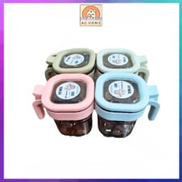 Bộ lọ gia vị Hiwa - Hokori - Có Kèm Thìa Tiện Lợi, nắp bật dễ dàng sử dụng, không ẩm ỉu 2