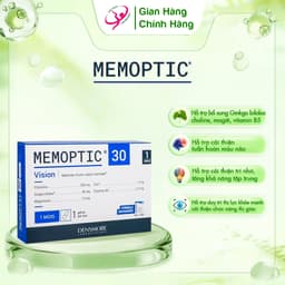 [Nhập Khẩu] Bổ Não Memoptic Viên Uống Vitamin  Cải Thiện Trí Nhớ, Ngăn Ngừa Và Phục Hồi Đột Quỵ 1