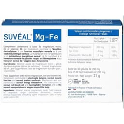[Nhập Khẩu] Giảm Nghén, Đau Đầu, Mất Ngủ, Chuột Rút Viên uống Vitamin Suvéal Mg - Fe Densmore  7