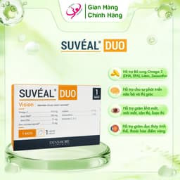 [Nhập Khẩu] Viên Bổ Mắt  Suvéal Duo (Pháp) – Bổ sung Omega 3, Lutein, Zeaxanthin cho não bộ & thị giác trẻ em người lớn
 1