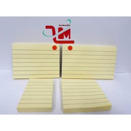 Combo 2 Xấp 200 Tờ Giấy Note/Ghi Chú WINTEX Màu Vàng Kẻ Ngang Size 3x2, 3x3, 3x4, 3x5, Màu Vàng, 1 Đầu Có Keo,1 Đầu Trơn 4