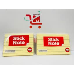 Combo 2 Xấp 200 Tờ Giấy Note/Ghi Chú WINTEX Màu Vàng Kẻ Ngang Size 3x2, 3x3, 3x4, 3x5, Màu Vàng, 1 Đầu Có Keo,1 Đầu Trơn 5