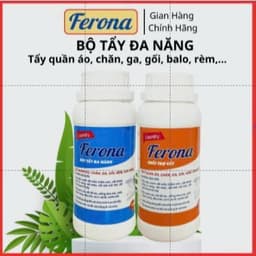 Bộ 2 Chai Tẩy Quần Áo Đa Năng Ferona – Tẩy Mốc, Thâm Kim, Vết Máu, Dầu Mỡ… Hiệu Quả Mạnh Mẽ 2