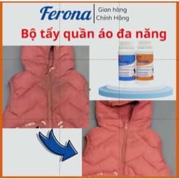 Bộ 2 Chai Tẩy Quần Áo Đa Năng Ferona – Tẩy Mốc, Thâm Kim, Vết Máu, Dầu Mỡ… Hiệu Quả Mạnh Mẽ 3