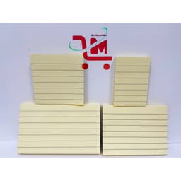 Combo 2 Xấp 200 Tờ Giấy Note/Ghi Chú WINTEX Màu Vàng Kẻ Ngang Size 3x2, 3x3, 3x4, 3x5, Màu Vàng, 1 Đầu Có Keo,1 Đầu Trơn 2