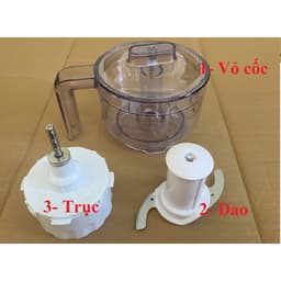 Phụ kiện thay thế dao + trục + Cối xay thịt bán lẻ model  HR2221  HR2223 1