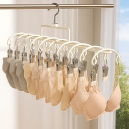 MÓC VÒM 20 KẸP TREO QUẦN ÁO CHỐNG TRƯỢT – CHỐNG GIÓ – SIÊU BỀN BẰNG THÉP BỌC NHỰA 7