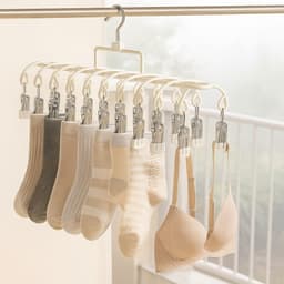 MÓC VÒM 20 KẸP TREO QUẦN ÁO CHỐNG TRƯỢT – CHỐNG GIÓ – SIÊU BỀN BẰNG THÉP BỌC NHỰA 8