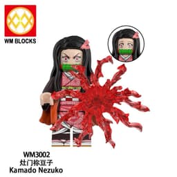 Minifigure Demon Slayer Đồ Chơi Lắp Ráp Nhân Vật Tanjiro, Nezuko, Rengoku,Yorichi,kokushibo (WM6218) 6