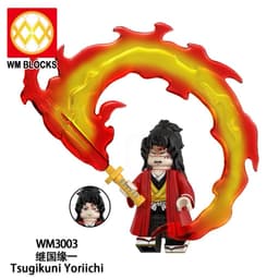 Minifigure Demon Slayer Đồ Chơi Lắp Ráp Nhân Vật Tanjiro, Nezuko, Rengoku,Yorichi,kokushibo (WM6218) 7
