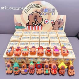Blind box 24 hộp mù móc khoá ẩn chứa móc khóa mini hoạt hình, sét 24 hộp mù móc khoá quà tặng cho bé 6
