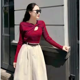 [Có Bigsize 45-85kg] Áo Thun Nữ Limo Tay Dài Form Ôm Thun Gân Tăm Mềm Mại Tôn Dáng MS530 5