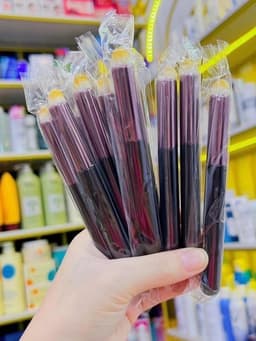 combo 2 Cọ trang điểm các loại - Cọ môi silicon đầu tròn, Cọ phấn mắt che khuyết điểm 7
