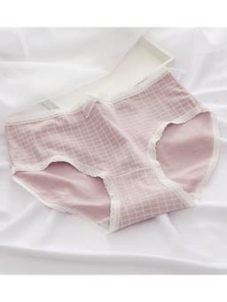 Set 5 Quần Chíp Tam Giác, Quần Lót cho Bé Gái, Mẫu Tim Hồng 30-60kg, Cotton kháng khuẩn an toàn cho bé 9