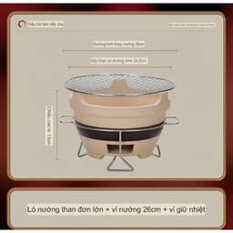 Bếp Gốm Đun Trà Sữa Nướng Ấm Đất Nung Trà Sữa Nướng Vân Nam 1