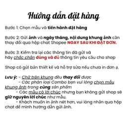 Khung ảnh SINH NHẬT để bàn in ảnh theo yêu cầu có khung ảnh quà tặng sinh nhật cho nữ nam bạn bè handmade 5