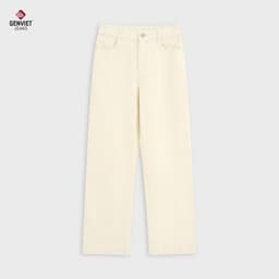 Quần Nhung GENVIET JEANS Dáng Suông Chất Liệu Nhung Cao Cấp Cạp Cao 9094 8