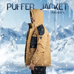 Áo Khoác Phao Nam Đại Hàn TORANO PREMIUM PUFFER JACKET 3 lớp Chần Bông Cao Cấp, Siêu Nhẹ, Giữ Ấm Cực Tốt  GWCP301 5