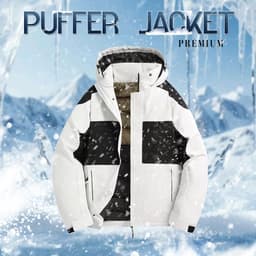 Áo Khoác Phao Nam Đại Hàn TORANO PREMIUM PUFFER JACKET 3 lớp Chần Bông Cao Cấp, Siêu Nhẹ, Giữ Ấm Cực Tốt  GWCP301 2