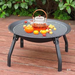Bếp nướng than hoa gấp gọn, dùng trong nhà và ngoài trời, thiết kế tiện lợi mang đi dã ngoại – picnic_TH 2