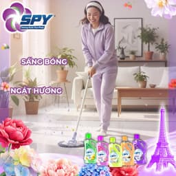 Nước Lau Sàn SPY 950ml Hương Thiên Nhiên – Ít Bọt, An Toàn, Thanh Mát, Xua Đuổi Côn Trùng 8