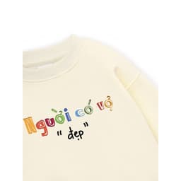 Áo Vớ Vẩn Vui Tươi REDLABEL Áo Sweater NGƯỜI CÓ VỢ ĐẸP Áo Sweatshirt Nỉ Oversize Nam Nữ SWT39 5